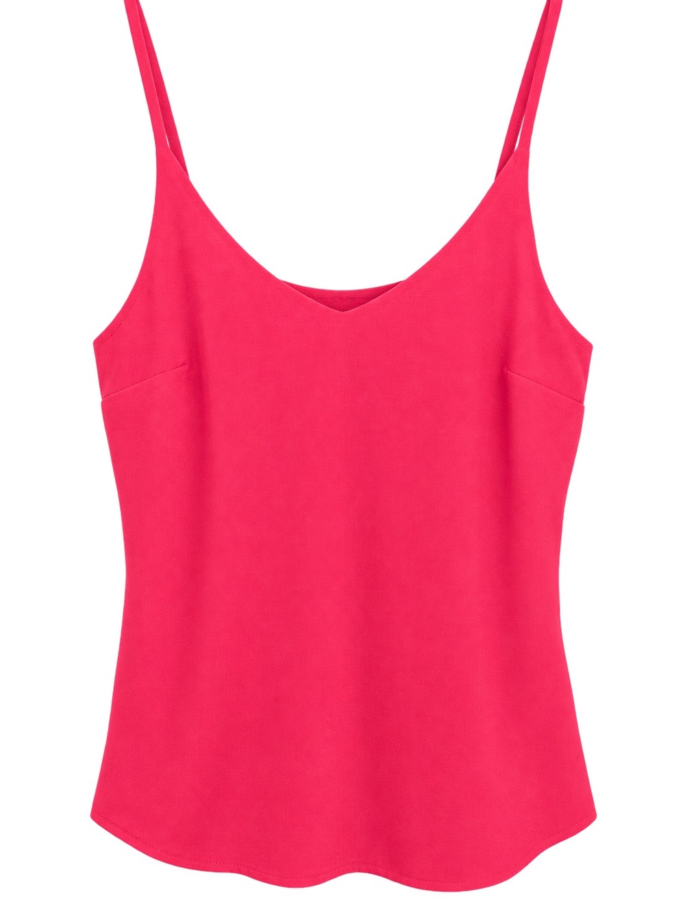 Banana Republic Women's Pink V-Neck Camisole Tank Top
